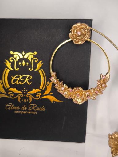 Aro floreado con rosas (3726)- 79€